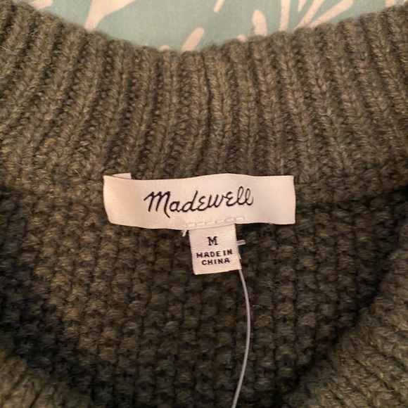Sold Out Madewell Hollydene Ruffle Shoulder Sweater NWT - Picture 6 of 6
